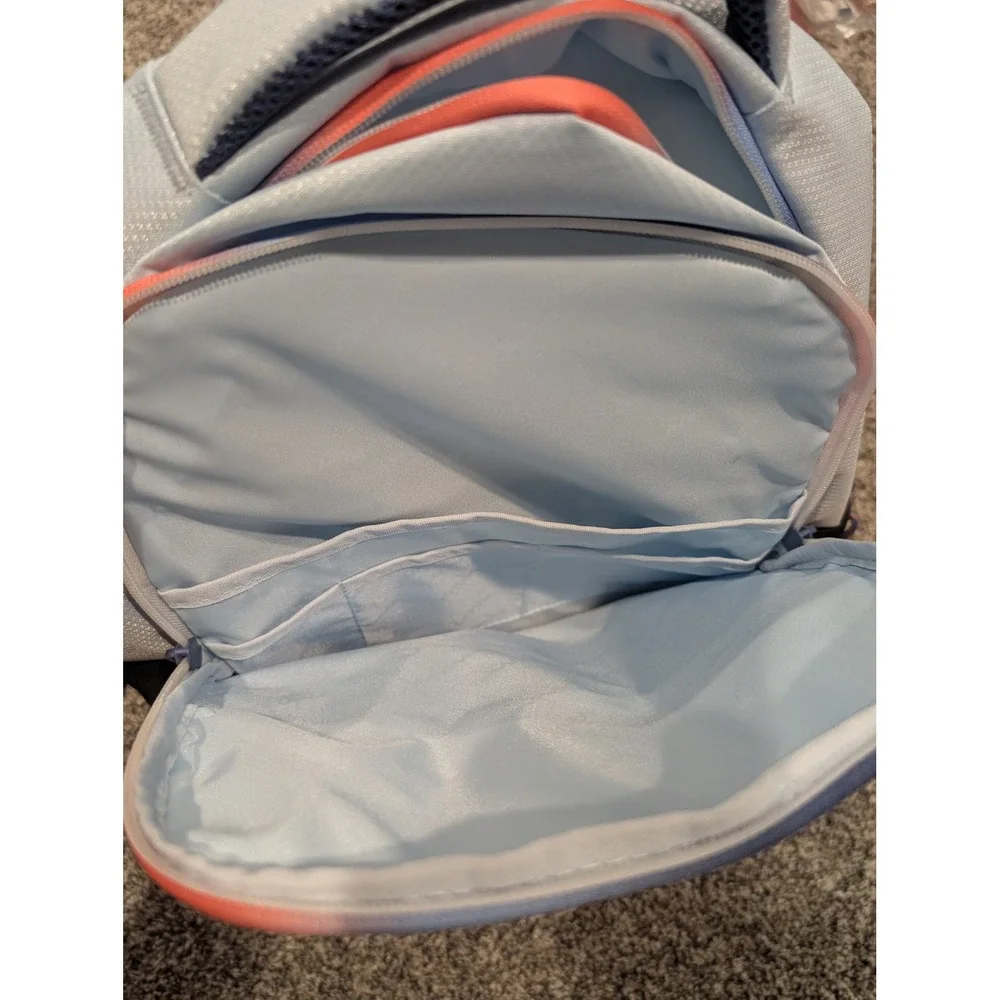 Champion Backpack Unisex OS Light Blue NWT Laptop Sleeve Reflective Safety